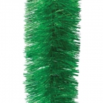Мишура 1 штука, диаметр 100 мм, длина 2 м, зеленая, 5-180-10