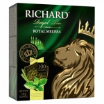Чай RICHARD "Royal Melissa", зеленый, 100 сашетов по 1,5 г, 101427