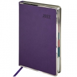 Ежедневник датированный 2023 А5 148х218 мм GALANT "Infinity", под кожу, фиолетовый, 114176