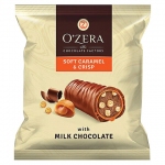 Конфеты шоколадные O'ZERA "Caramel&Crisp" из нежного пралине с хрустящими шариками, 500 г, НК943