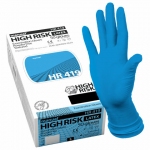 Перчатки латексные смотровые MANUAL HIGH RISK HR419 Австрия, 25 пар (50 шт.), размер L (большой)