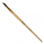 Кисть ПИФАГОР, БЕЛКА, круглая, № 7, деревянная лакированная ручка, с колпачком, пакет с подвесом, 200821