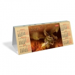 Календарь-домик настольный с высечкой на 2024 г., "Год Дракона", HATBER, КД6, КД6_907