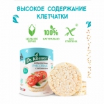 Хлебцы DR.KORNER "Рисовые" с витаминами, хрустящие, 100 г, пакет, 601090025