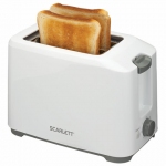 Тостер SCARLETT SC-TM11019, 700 Вт, 2 тоста, 7 режимов, пластик, белый