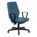 Кресло CH-545, с подлокотниками, ткань, синее, 1504022