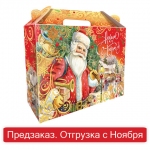 Подарок новогодний "Новогодняя история", НАБОР конфет 900 г, картонная коробка, 323035/ТКД-037