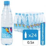 Вода негазированная питьевая BONAQUA (БонАква), 0,5 л, пластиковая бутылка, 739921