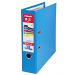 Папка-регистратор ESSELTE "VIVIDA Plus", А4+, с двухсторонним покрытием из пластика, 80 мм, синяя, 81185