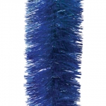 Мишура 1 штука, диаметр 100 мм, длина 2 м, синяя, 5-180-10
