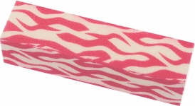 Брусок Dewal Beauty шлифовальный, серия "Дикая природа", розовый тигр,120/180 гр.,9,5 x 2,5 x 2,5 см