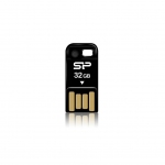 Флеш накопитель 32GB Silicon Power Touch T02, USB 2.0, Черный