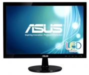 МОНИТОР 18.5" ASUS VS197DE black (LED, LCD, Wide, 1366x768, 5 ms, 90°/65°, 200 cd/m, 50`000`000:1, +D-Sub)