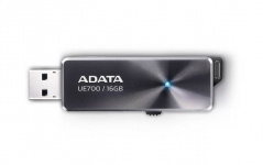 Флеш накопитель 16GB A-DATA DashDrive Elite UE700, USB 3.0, Черный, металлич.