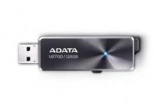 Флеш накопитель 128GB A-DATA DashDrive Elite UE700, USB 3.0, Черный, металлич.