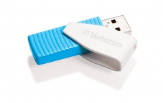 Флеш накопитель 8GB Verbatim Swivel, USB 2.0, Синий