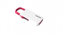Флеш накопитель 32GB SanDisk CZ59 Cruzer U, USB 2.0, White/Pink