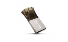 Флеш накопитель 16GB A-DATA DashDrive UC330 OTG, USB 2.0/MicroUSB, Серебро/Черный