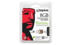 Флеш накопитель 8GB Kingston DataTraveler microDUO, USB 2.0, OTG