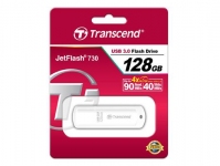 Флеш накопитель 128GB Transcend JetFlash 730 USB 3.0, Белый