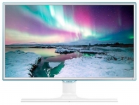 МОНИТОР 27" Samsung S27E370D White (AD-PLS, LCD, LED, 1920x1080, 4 ms, 178°/178°, 300 cd/m, 1`000:1, +HDMI, +DP,беспроводное зарядное устройство Qi)