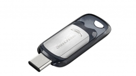 Флеш накопитель 32GB SanDisk CZ450 Ultra Type-C, USB Type-C, Silver