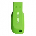 Флеш накопитель 64GB SanDisk CZ50 Cruzer Blade, USB 2.0, Green