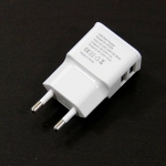 Зарядное устройство AC (EU Plug 100-220V) --> USBx2 Port (Out.: DC5V, 2,1A/1.0A) VCOM <DC528>