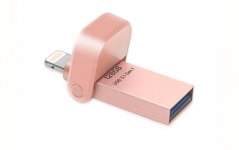 Флеш накопитель 128GB A-DATA i-Memory AI920, USB 3.1/Lightning, Rose Gold