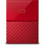 Внешний жесткий диск 1TB Western Digital WDBBEX0010BRD-EEUE,My Passport 2.5", USB 3.0, Красный