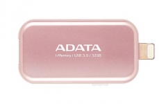 Флеш накопитель 64GB A-DATA i-Memory Elite UE710, USB 3.0/Lightning, Rose Gold