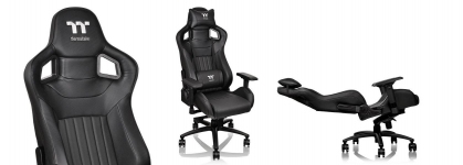 Игровое кресло Tt Premium X Fit XF 100          [GC-XFS-BBMFDL-01] black