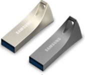 Флеш накопитель 256GB SAMSUNG BAR Plus, USB 3.1, 300 МВ/s, серый