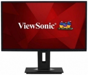 МОНИТОР 27" Viewsonic VG2748 Black с поворотом экрана (IPS, LED, 1920x1080, 5 ms, 178°/178°, 300 cd/m, 50M:1, +HDMI, +DisplayPort, +4xUSB, +MM)