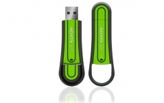 Флеш накопитель 4GB A-DATA S007, USB 2.0, резиновый, Зеленый (Read speed 120X)