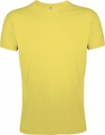 Футболка мужская приталенная Regent Fit 150, желтая (горчичная)