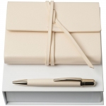 Подарочный набор: блокнот A6, ручка шариковая, Nina Ricci, блокнот- полиуретан/бумага, ручка- латунь/полиуретан