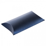 Упаковка «Подушечка», синяя картон, в разложенном виде: 29х14 см, в сложенном виде (внутренний размер): 19х14х5 см