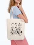 Холщовая сумка «Минни Маус. Icon Sketch», неокрашенная