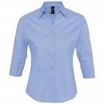 Рубашка женская с рукавом 3/4 Effect 140 голубая