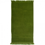 Полотенце Essential с бахромой, оливково-зеленое