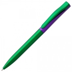 Ручка шариковая Pin Fashion, зелено-фиолетовая