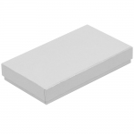 Коробка Slender, малая, серебристая, 17,2х10,3х2,9 см, переплетный картон