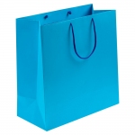 Пакет бумажный Porta L, голубой, 35x35x16 см