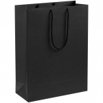 Пакет бумажный Porta XL, черный, 30х40х12 см