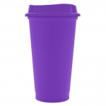 Стакан с крышкой Color Cap, фиолетовый