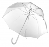 Прозрачный зонт трость Лотос