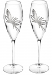 Два бокала для шампанского King Flower