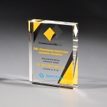 Награда из прозрачного стекла CA010