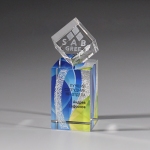 Награда из прозрачного стекла CV512 B